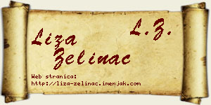Liza Zelinac vizit kartica